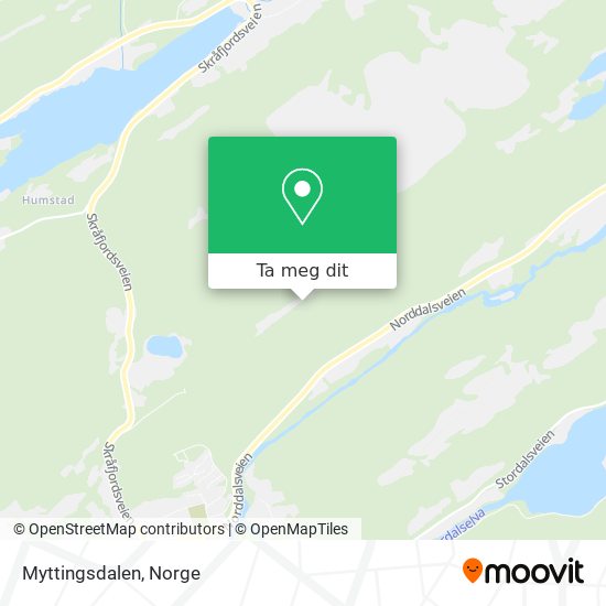 Myttingsdalen kart