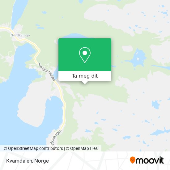 Kvamdalen kart