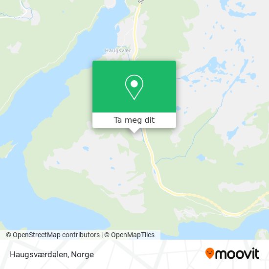 Haugsværdalen kart