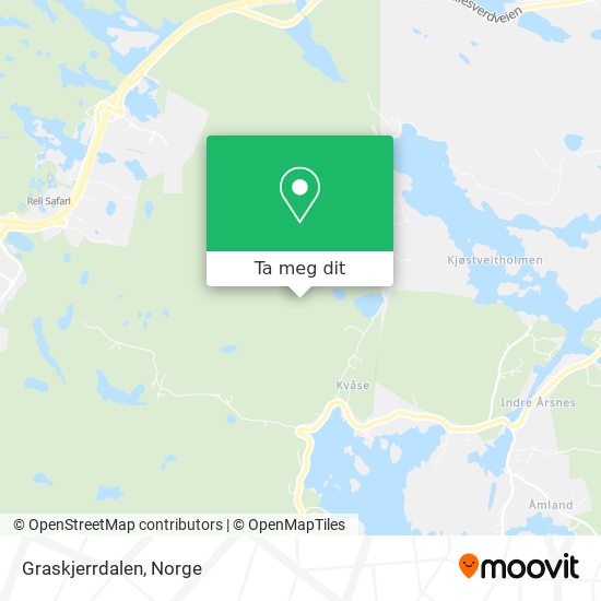 Graskjerrdalen kart