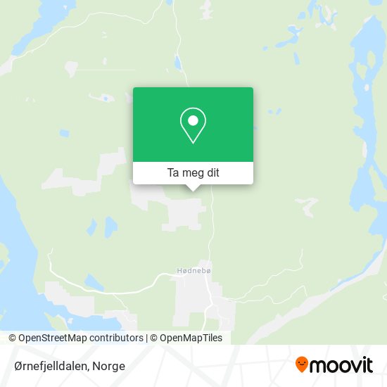 Ørnefjelldalen kart