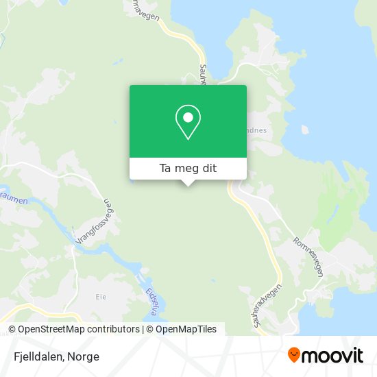 Fjelldalen kart