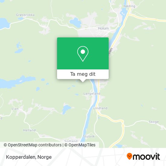 Kopperdalen kart