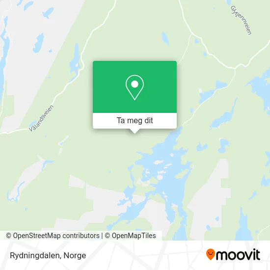 Rydningdalen kart