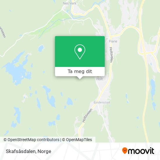 Skafsåsdalen kart