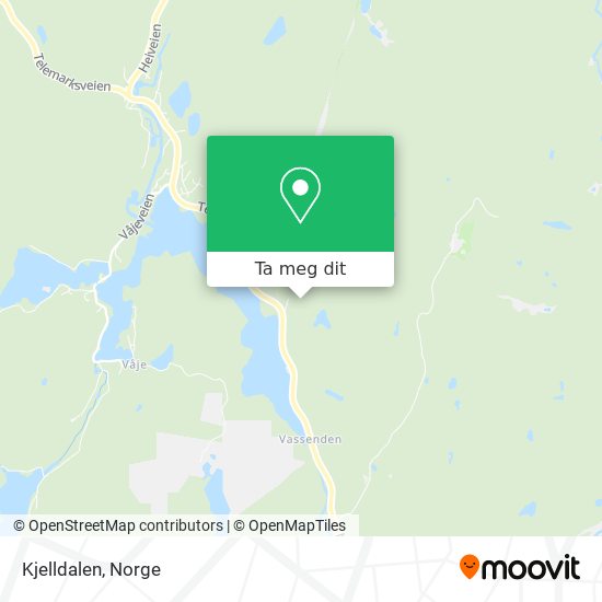 Kjelldalen kart