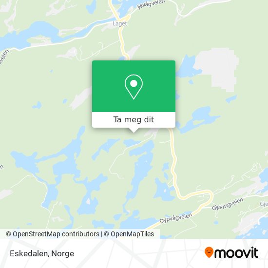 Eskedalen kart