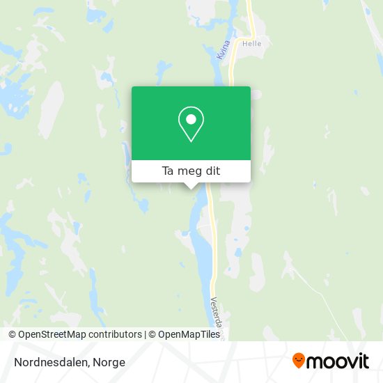 Nordnesdalen kart