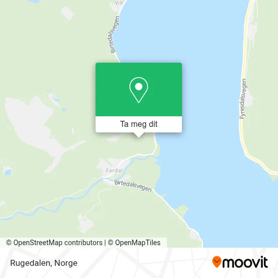 Rugedalen kart
