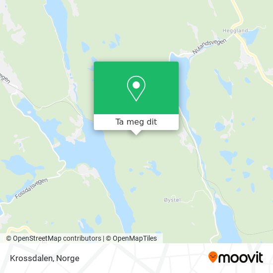 Krossdalen kart