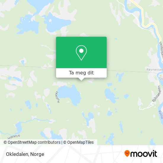 Okledalen kart