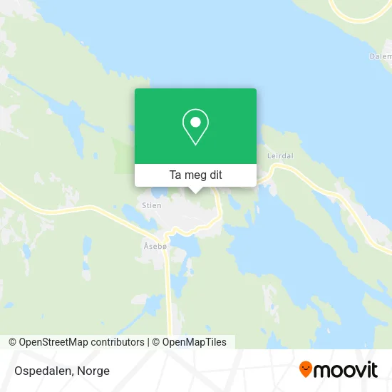 Ospedalen kart