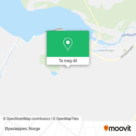 Øyasleppen kart