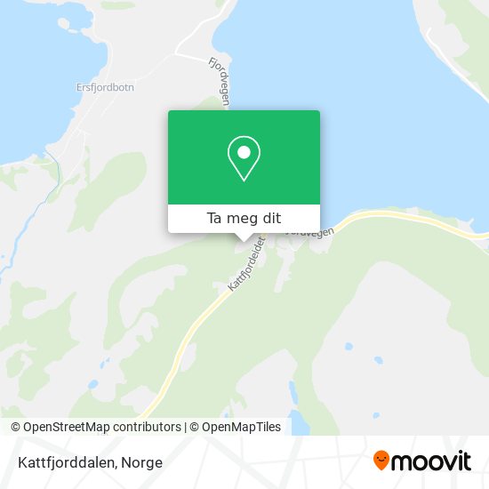 Kattfjorddalen kart