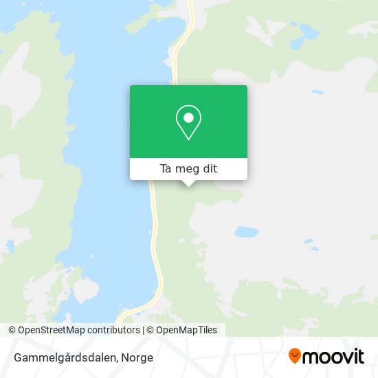 Gammelgårdsdalen kart