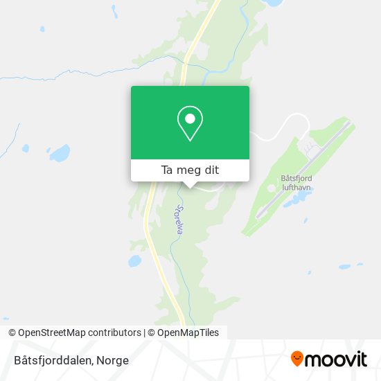 Båtsfjorddalen kart