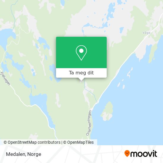 Medalen kart