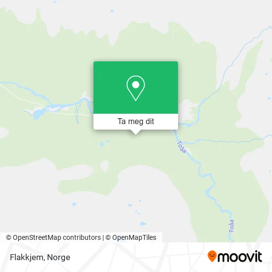 Flakkjem kart