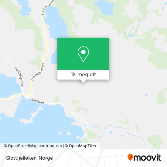 Slottfjelløken kart
