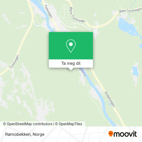 Rømobekken kart