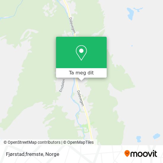 Fjørstad,fremste kart