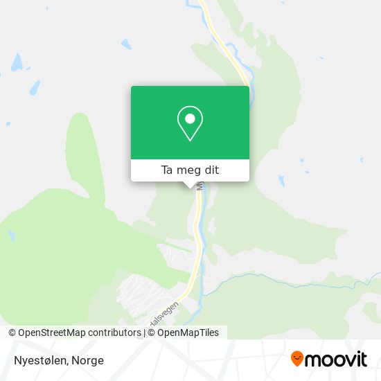 Nyestølen kart