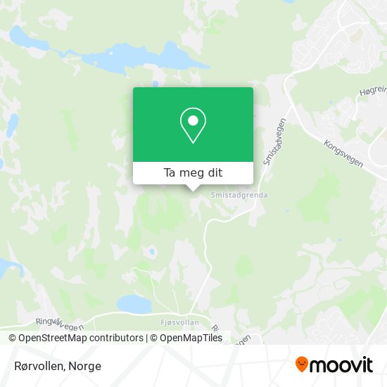 Rørvollen kart