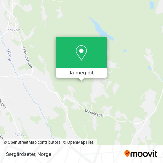 Sørgårdseter kart
