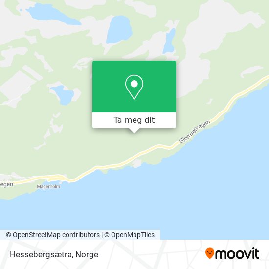 Hessebergsætra kart