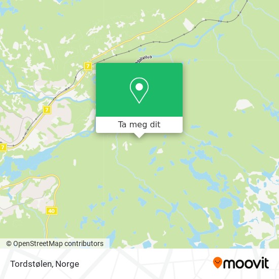 Tordstølen kart