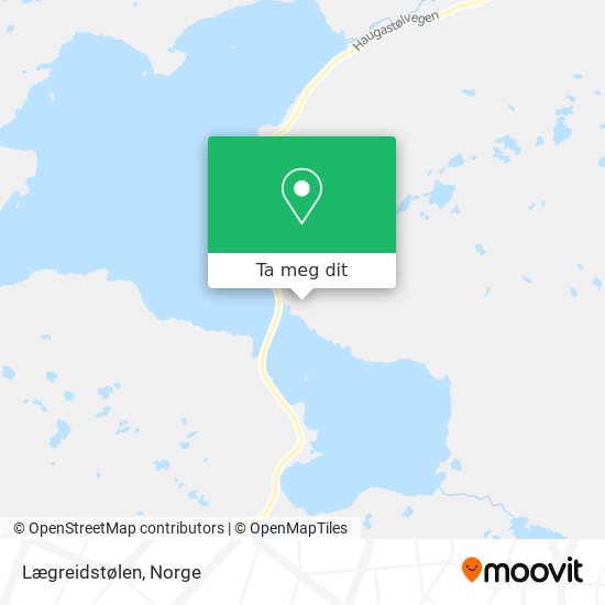 Lægreidstølen kart