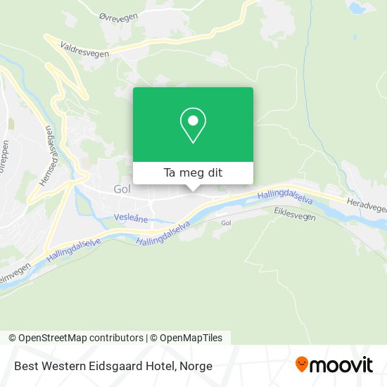 Best Western Eidsgaard Hotel kart