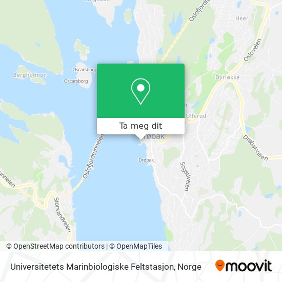 Universitetets Marinbiologiske Feltstasjon kart