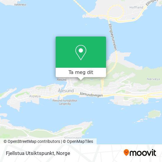 Fjellstua Utsiktspunkt kart