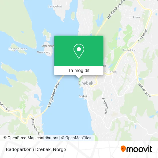 Badeparken i Drøbak kart
