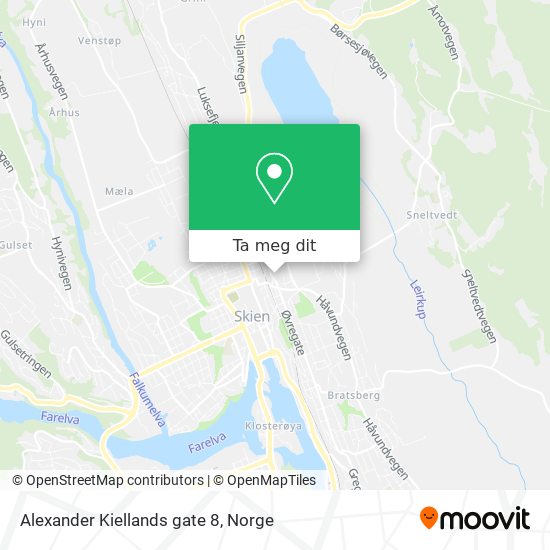 Alexander Kiellands gate 8 kart