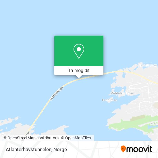 Atlanterhavstunnelen kart