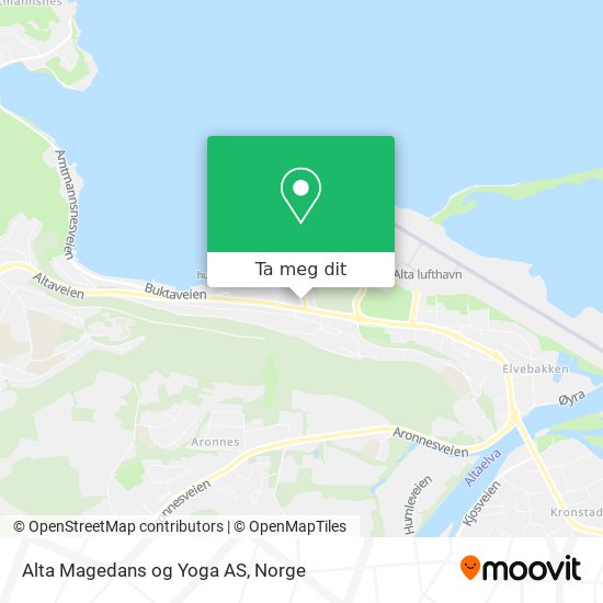 Alta Magedans og Yoga AS kart