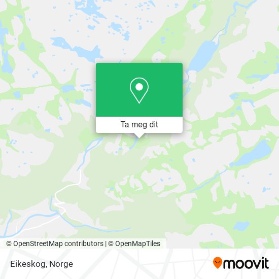 Eikeskog kart