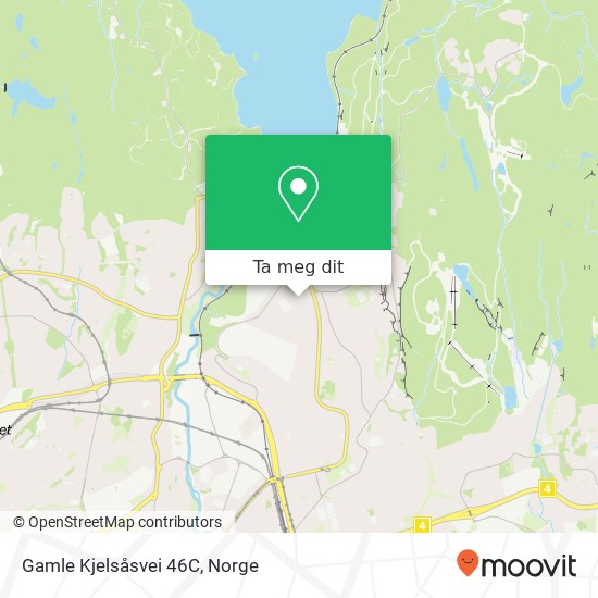 Gamle Kjelsåsvei 46C kart