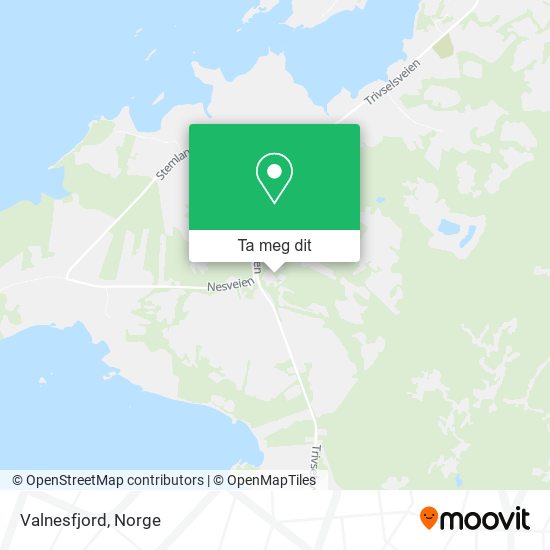 Valnesfjord kart