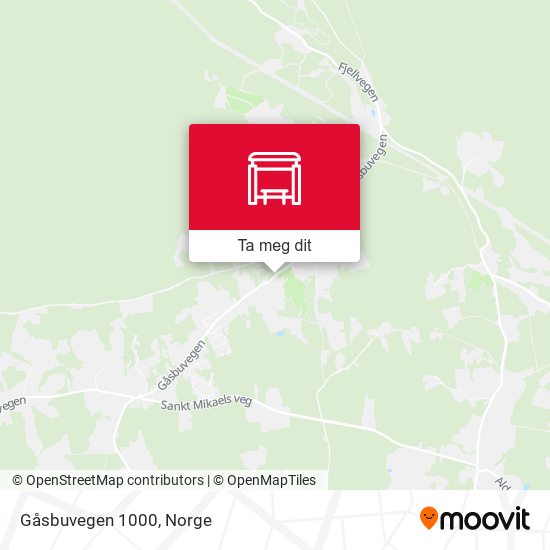 Gåsbuvegen 1000 kart