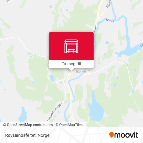 Røyslandsfeltet kart