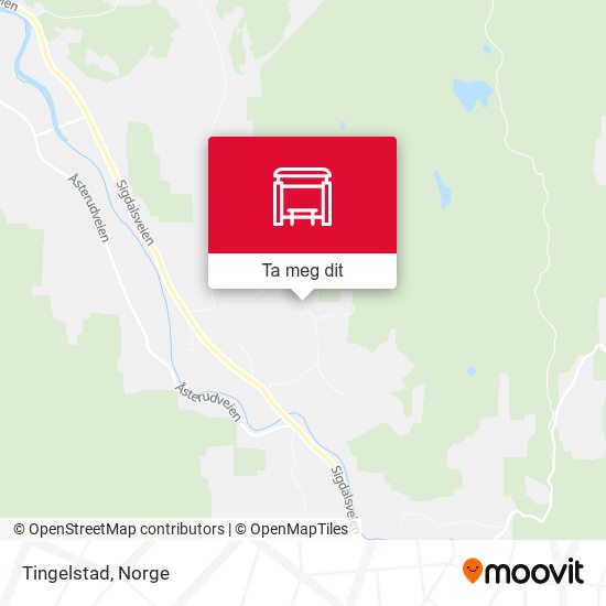 Tingelstad kart