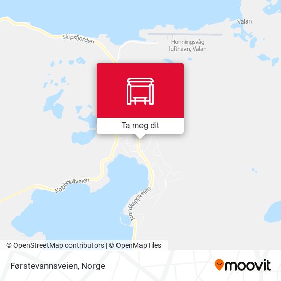 Førstevannsveien kart