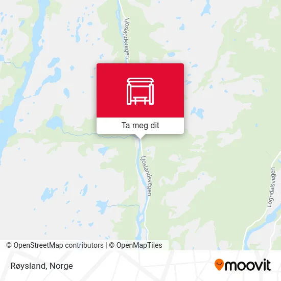 Røysland kart