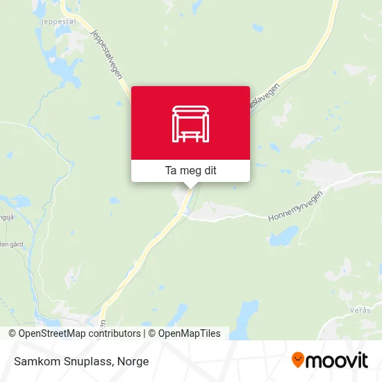 Samkom Snuplass kart