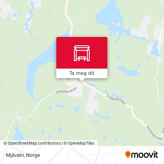 Mjåvatn kart