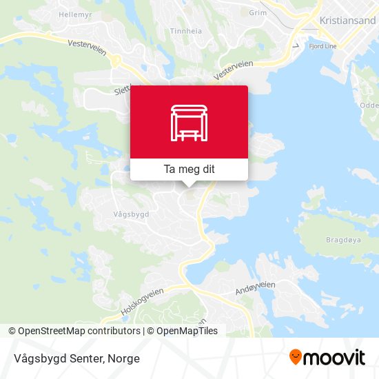 Vågsbygd Senter kart