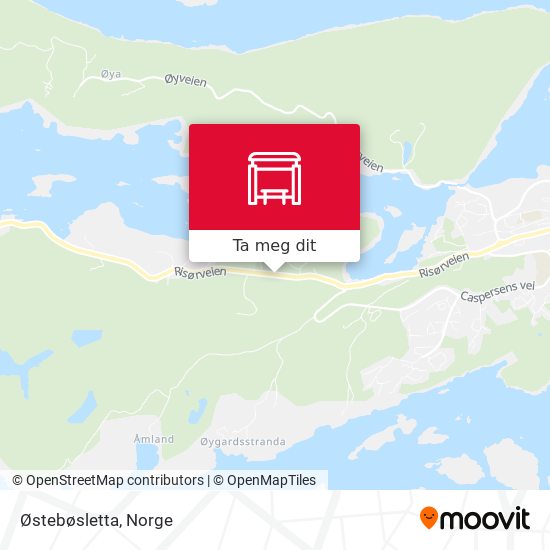 Østebøsletta kart
